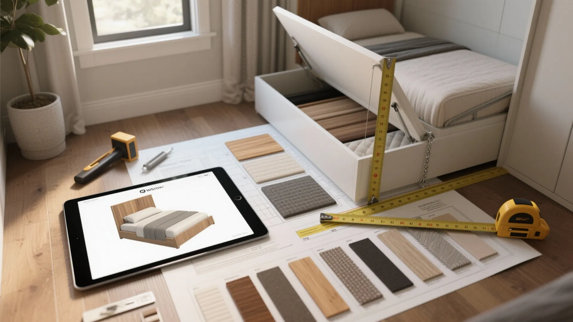 5. Custom finishes and 3D mockups before buy-in