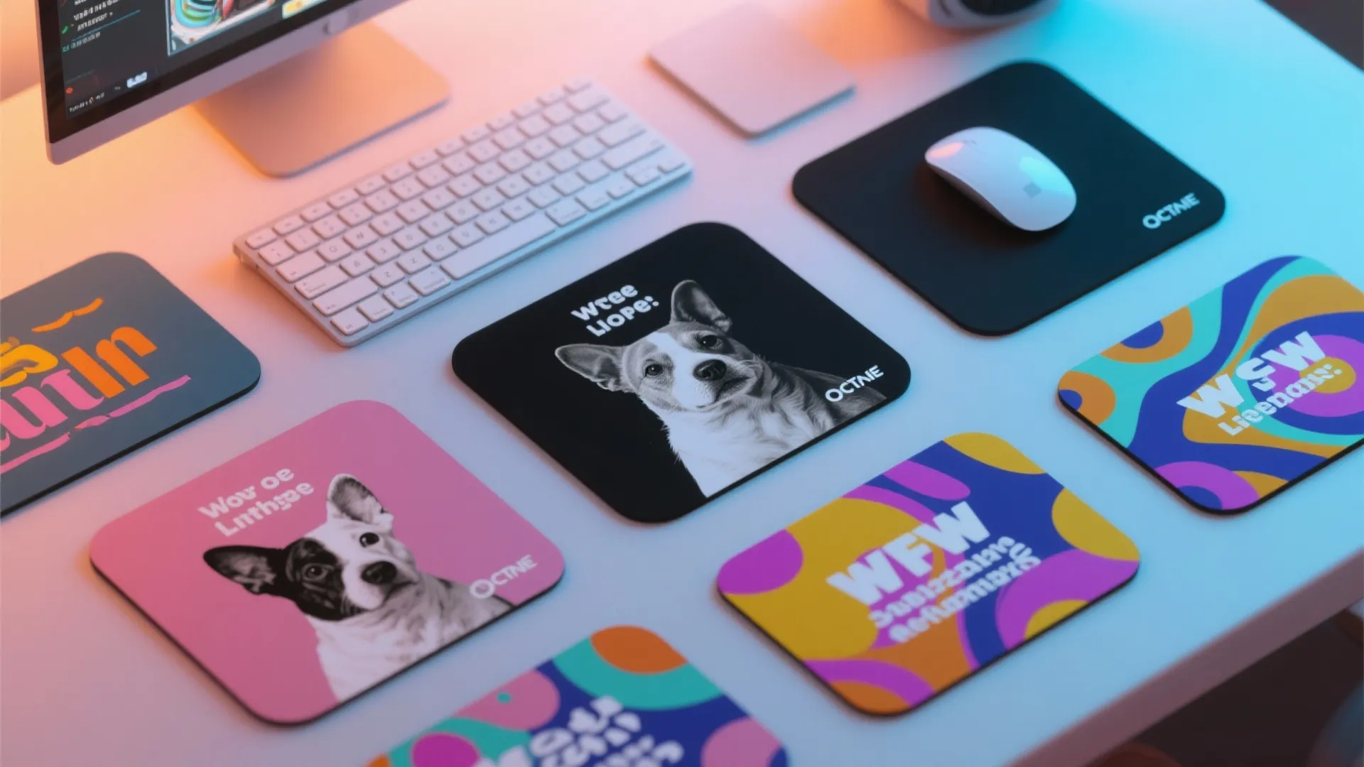 2. Customized Mouse Pads