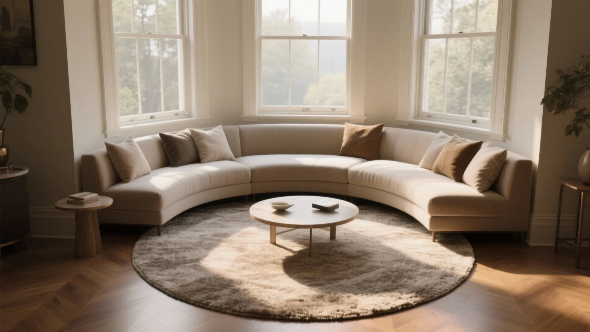 4. Custom-Shaped or Cut Rugs to Fit Odd Layouts