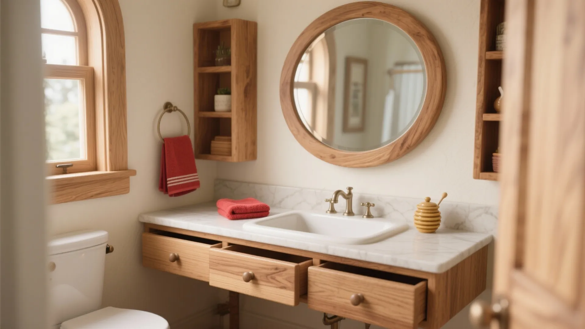 4. Custom vanity and mirror moments