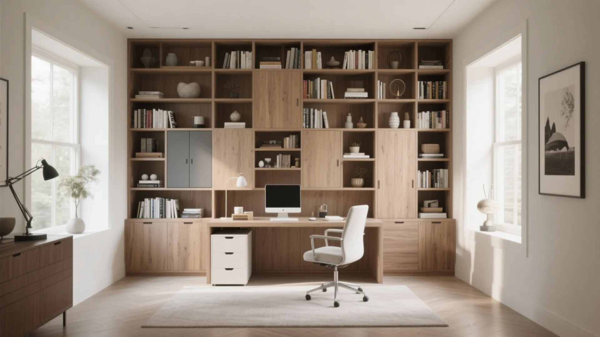 Custom-Built Wall-to-Wall Racks