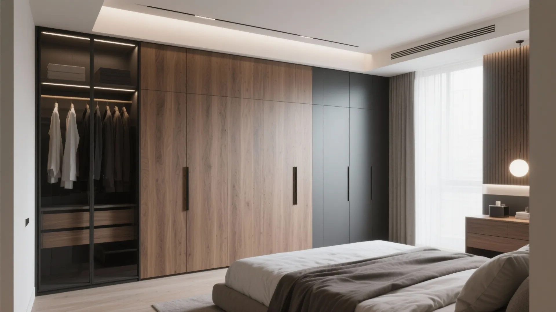 5. Custom Wardrobe Wall