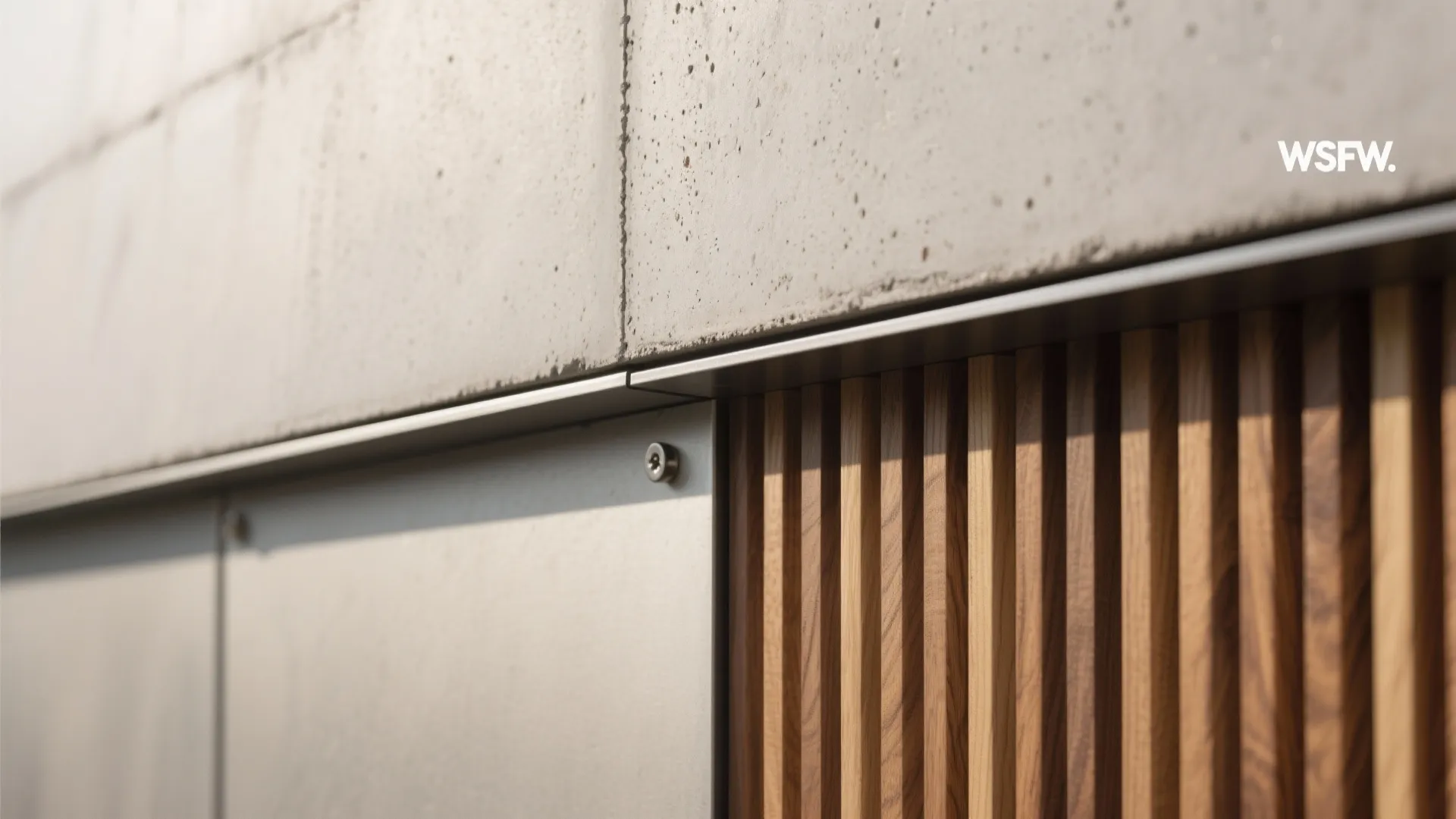 Minimalist Concrete and Warm Timber