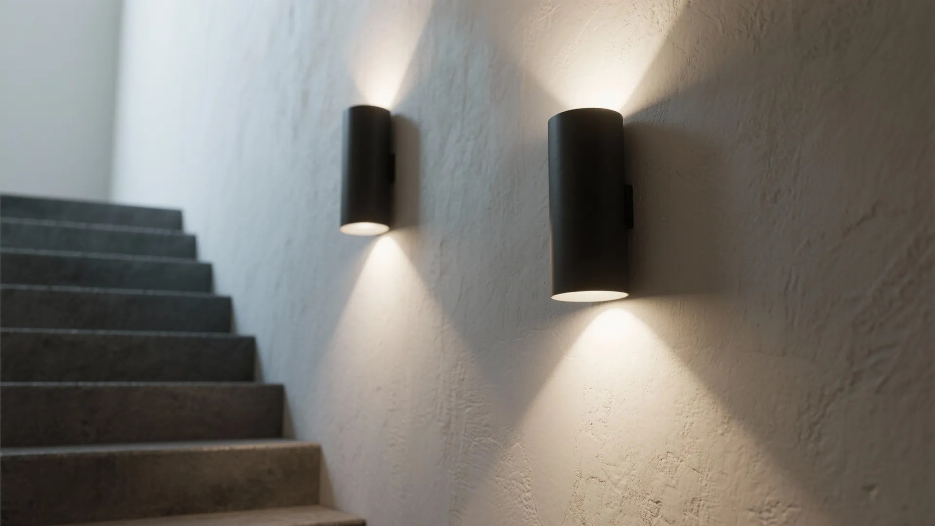 3. Minimalist Cylinder Wall Lights