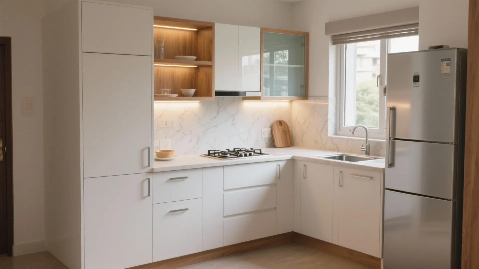 2 BHK Flat in Dadar: 5 Smart Kitchen Design Ideas: Small-space, big impact: my proven kitchen tricks for a 2 BHK flat in Dadar