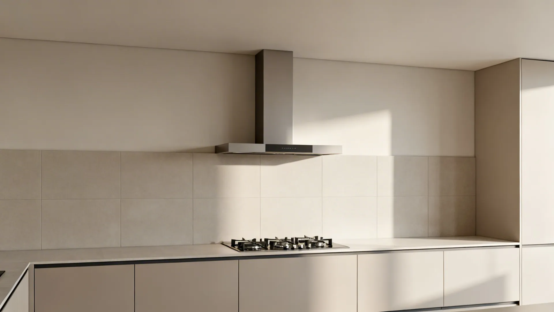 2) Extend Dado to the Hood or Wall Cabinet Bottom for a Clean Datum