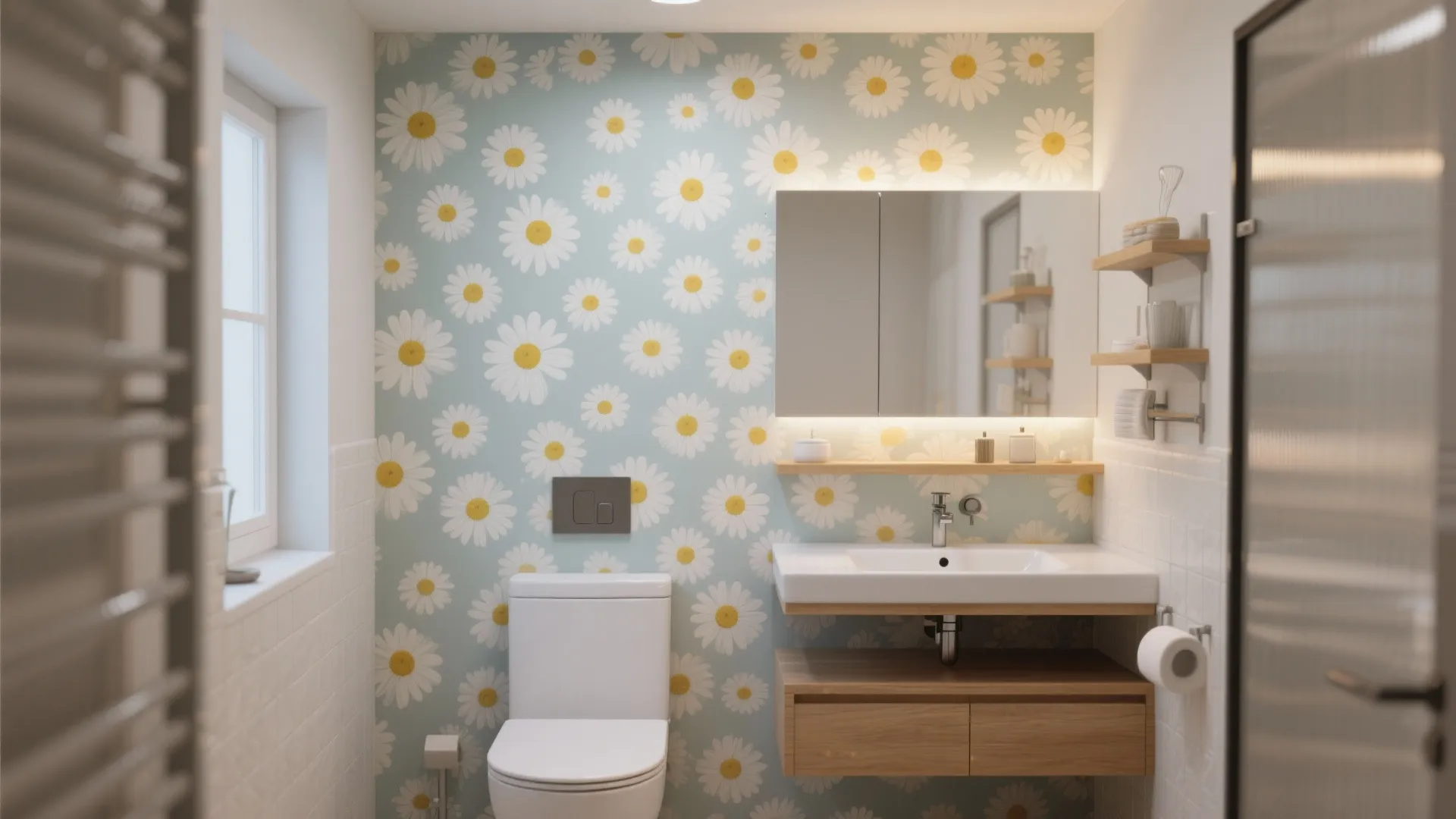 Playful Wallpaper on a Feature Wall