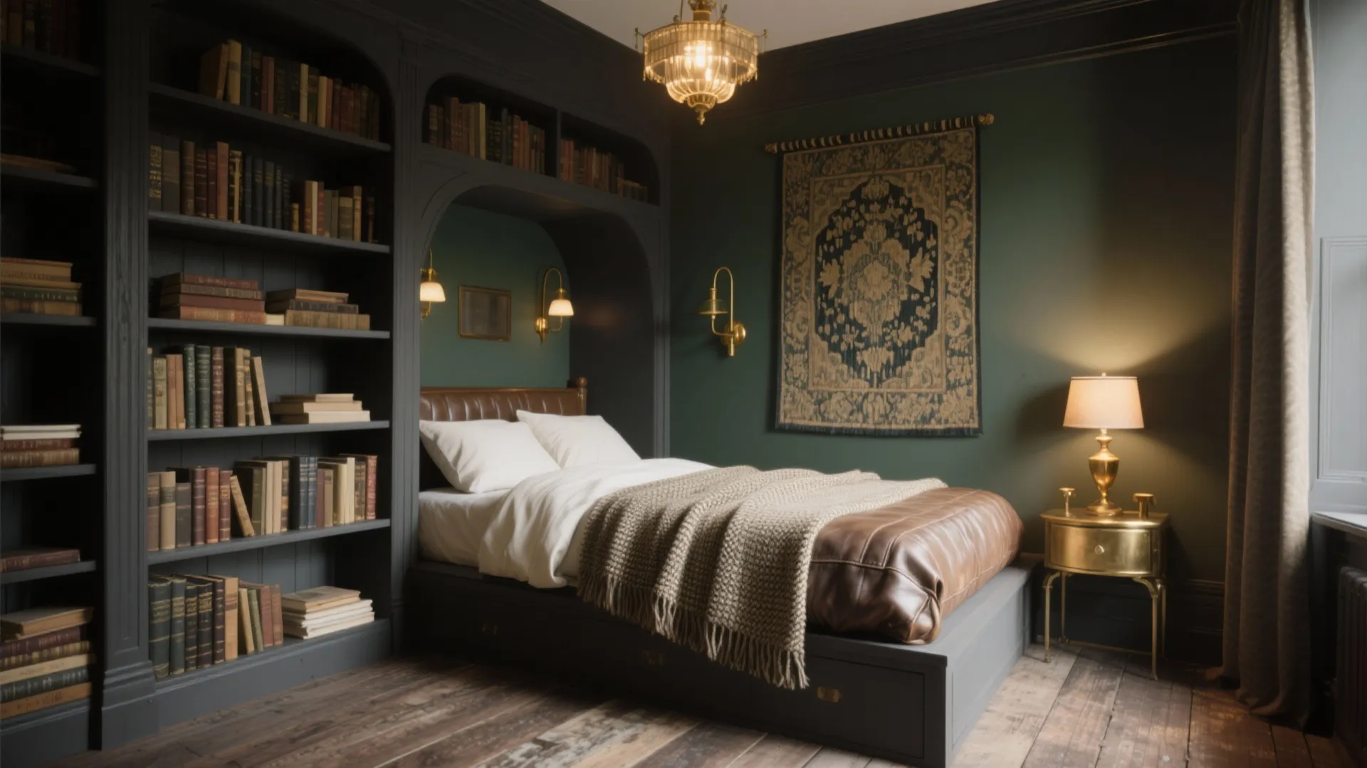 Dark Academia Bedroom Decor: 5 Inspiring Ideas: Five moody, scholarly design inspirations I use to turn tiny bedrooms into cozy study sanctuaries