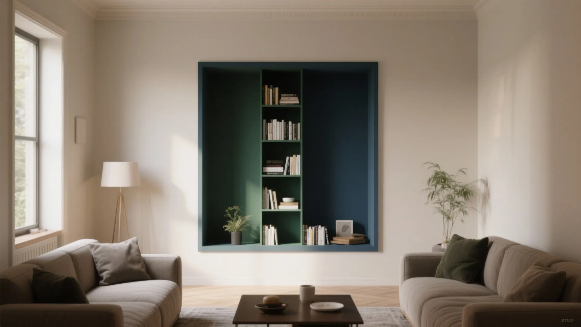 5. Strategic Dark Accent Without Overpowering