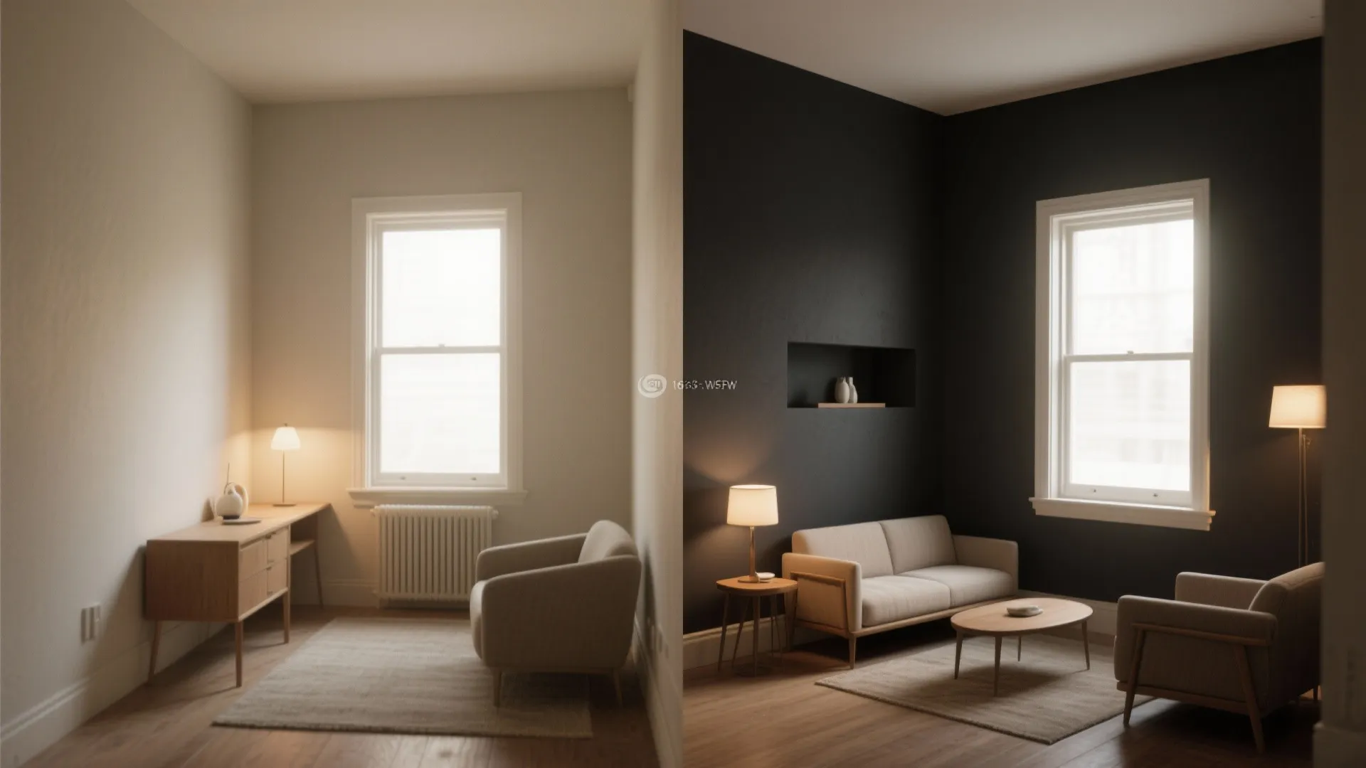 5. Strategic dark accents to add depth