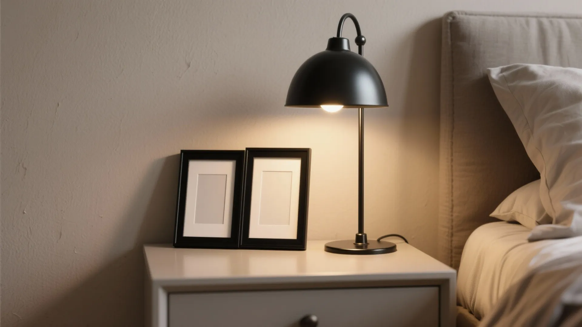 3. Use dark accents to sharpen the look