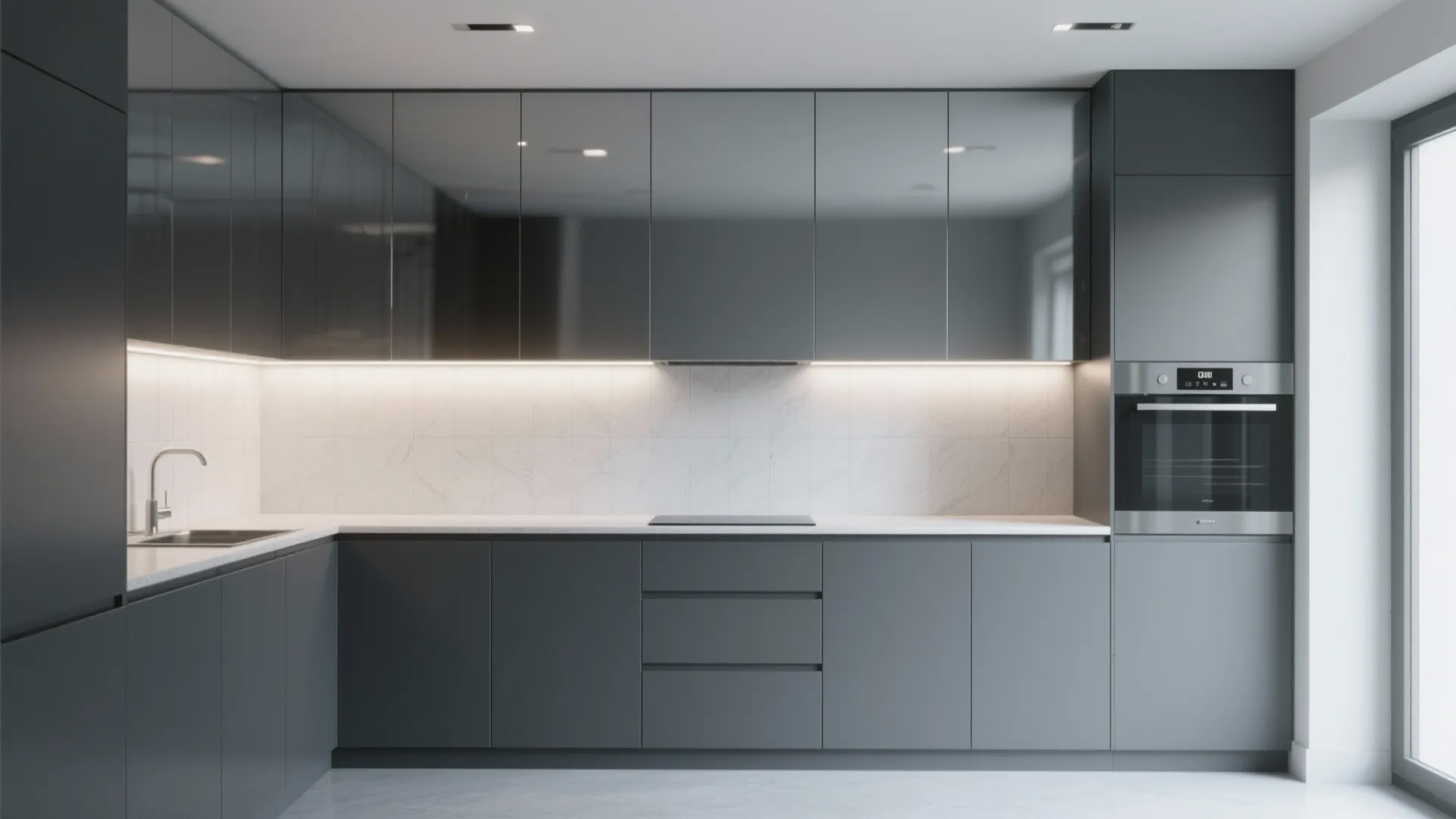 1. Dark Base + Light Upper for Vertical Balance