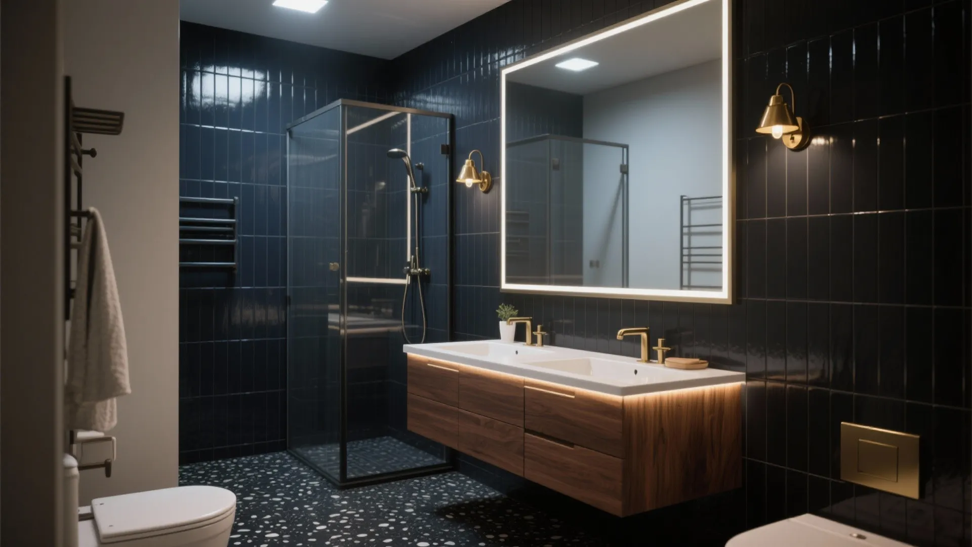 5 Bathroom Tiles Dark Colour Ideas That Work: Designer-backed ways to use dark colour tiles in small bathrooms—lighting, texture, and layout that amplify mood without shrinking the space