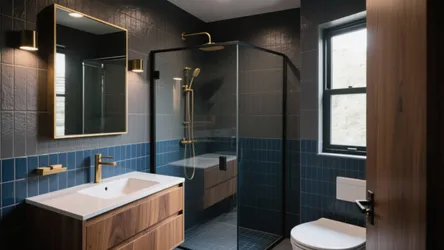 5 Dark Tile Bathroom Ideas That Make Small Spaces Shine