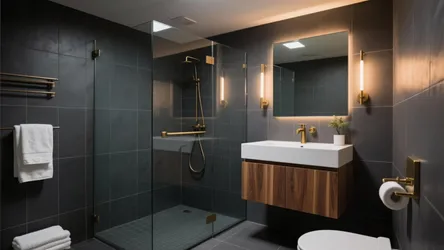 5 Dark Gray Tile Bathroom Ideas That Work