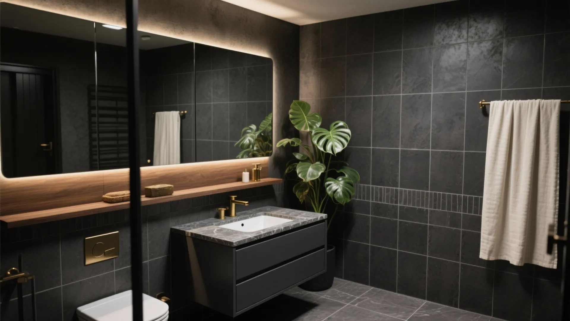Dark Bathroom Design: 5 Ideas I Swear By: Bold, moody, and smart—how I make dark bathrooms feel luxe, spacious, and easy to live with