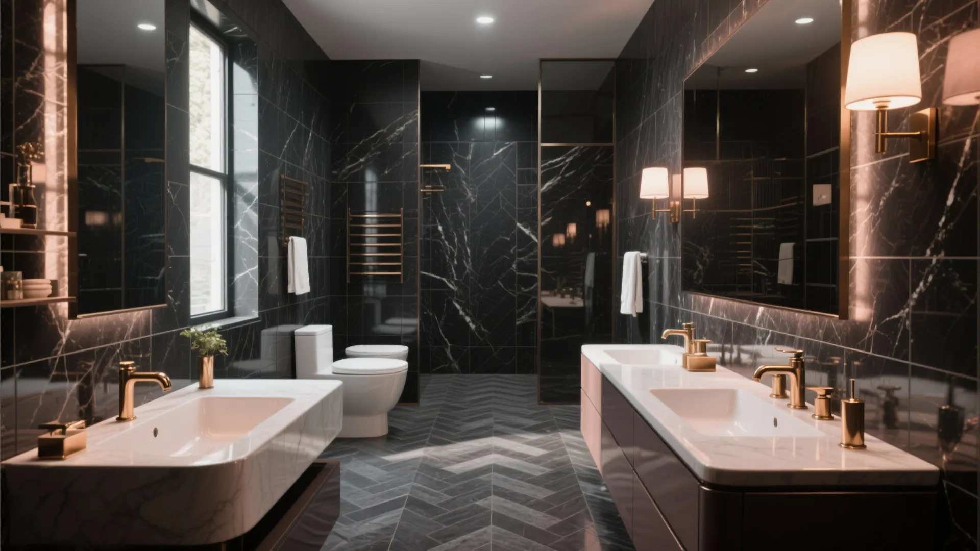 10 Dark Tile Bathroom Design Ideas: My Favorite Ways to Make Dark Bathrooms Feel Luxurious, Not Gloomy
