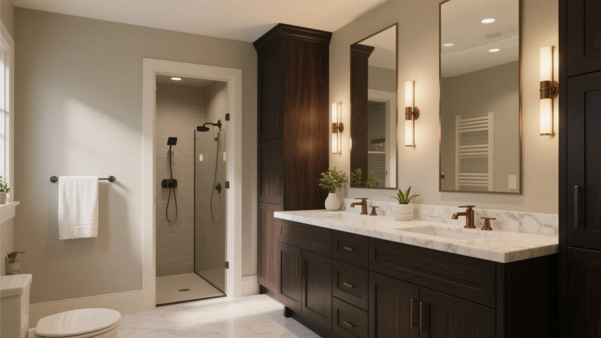 Dark Brown Bathroom Cabinets Ideas: Explore Stylish Designs for Your Bathroom