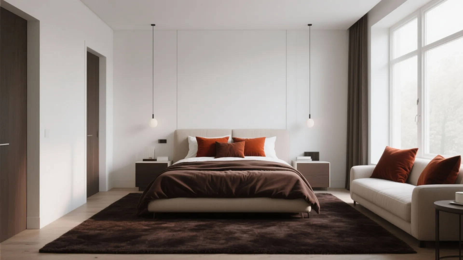 Stylish Bedroom Ideas with Dark Brown Carpet: Transform Your Space with Elegant Design Tips