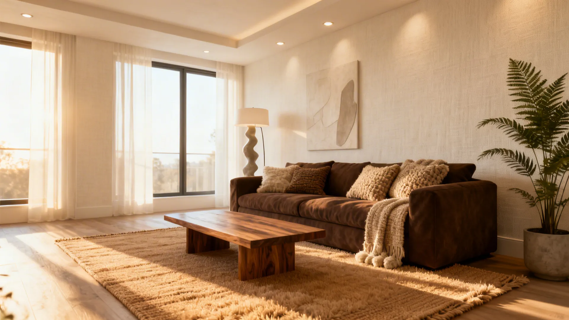 5 Living Room Color Ideas with Dark Brown Furniture