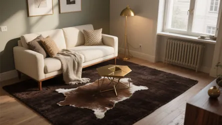 Dark Brown Rugs: 5 Cozy Living Room Ideas