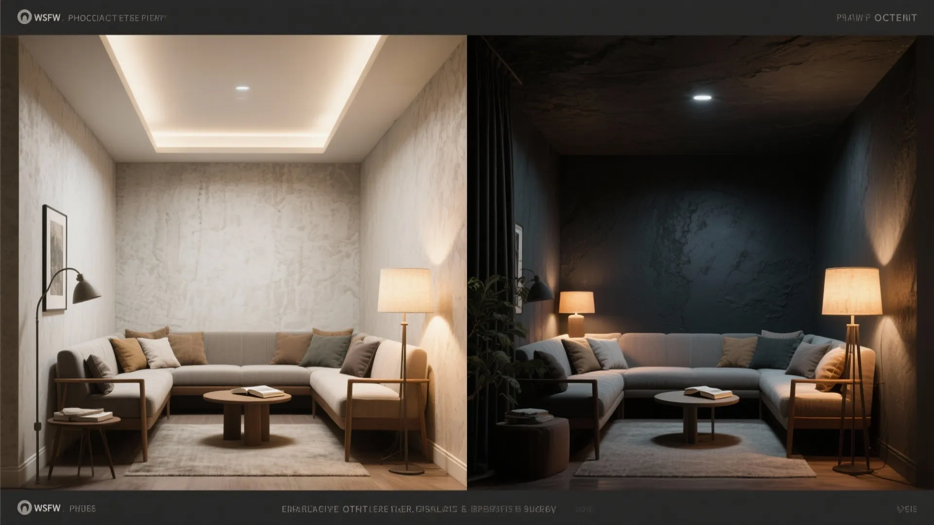 4. Try a Dark Ceiling for Instant Depth