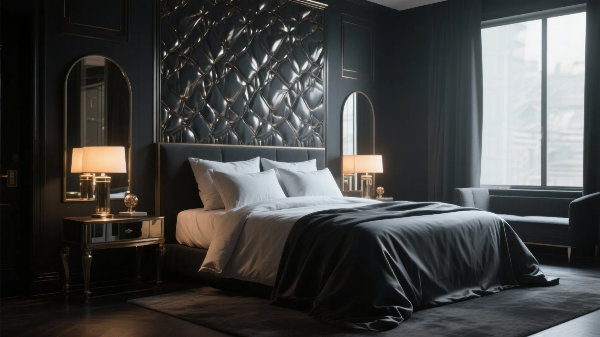 Dark Charcoal Elegance