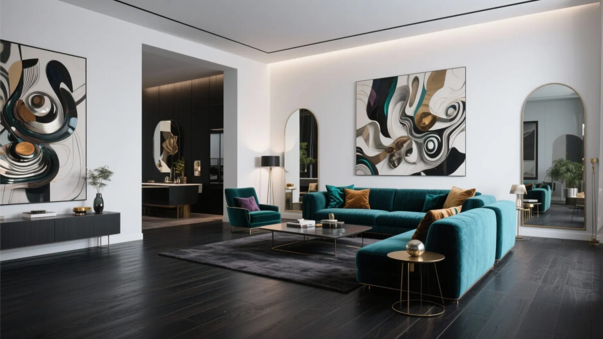 9. Dark Charcoal Wide Planks