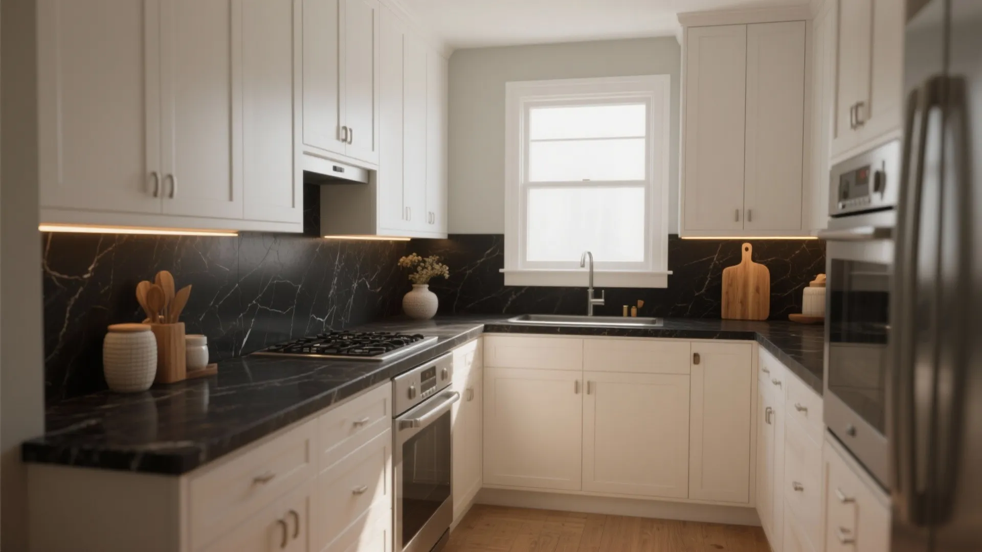 5 Dark Countertop Ideas for White Cabinets: Practical, stylish dark kitchen countertops that elevate white cabinets in small and large kitchens