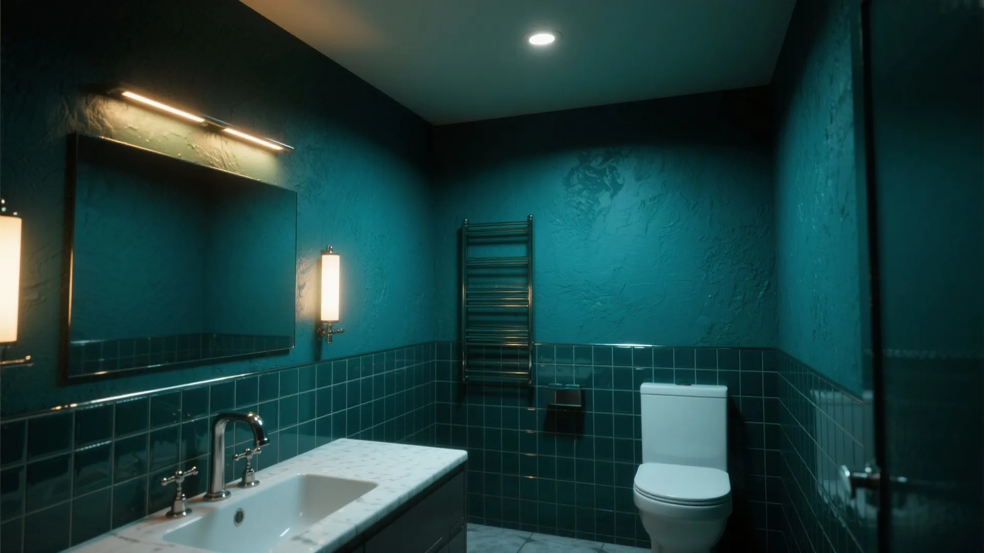 2. Use darker tones to create a cozy, wrapped atmosphere