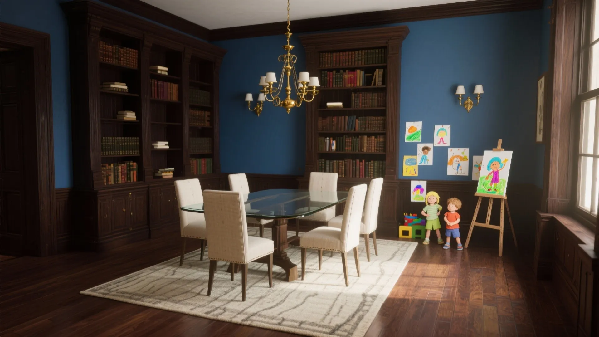 Dining Room Ideas with Dark Wood Floors — 5 Tips: Practical, stylish ways to make dark wood floors the star of your dining space