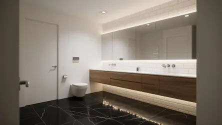 Brighten Small Bathrooms: 5 Ideas for Dark Floors