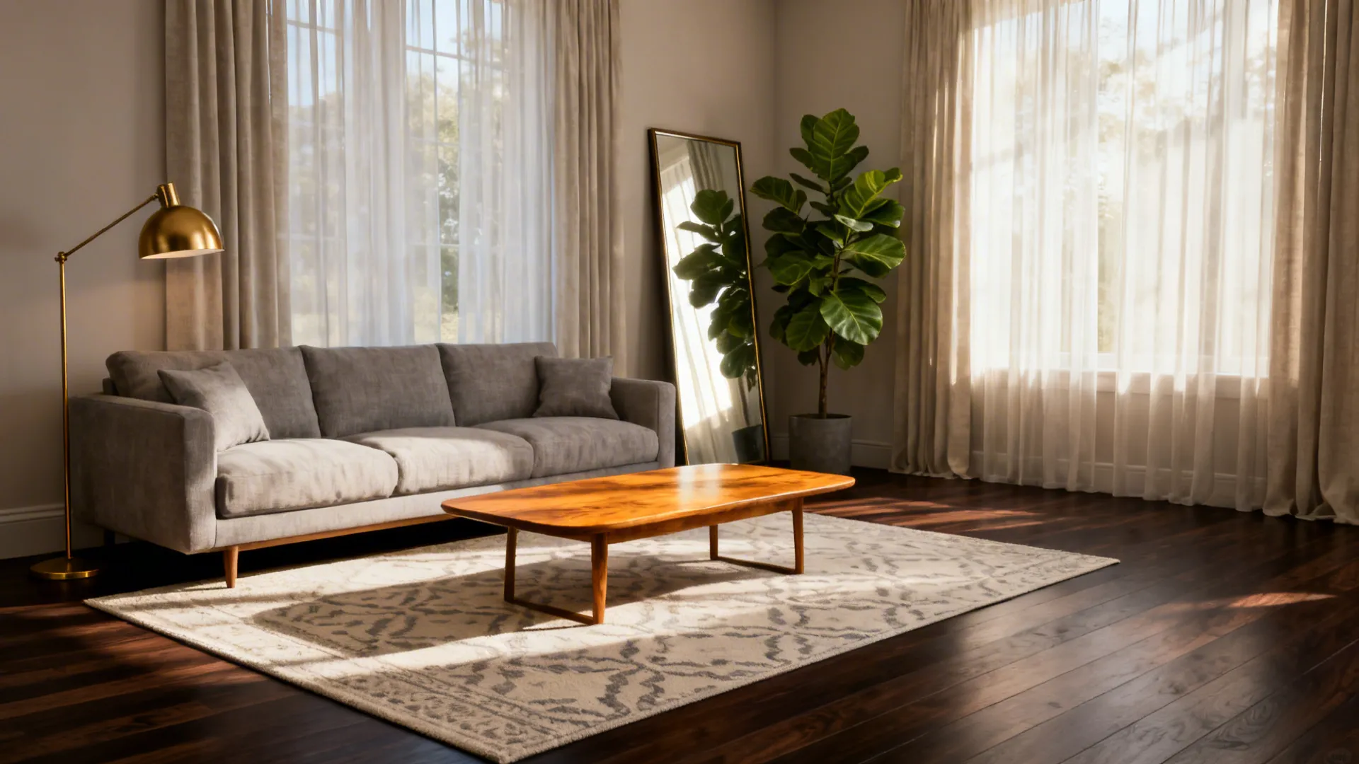 5 Living Room Ideas for Dark Floors