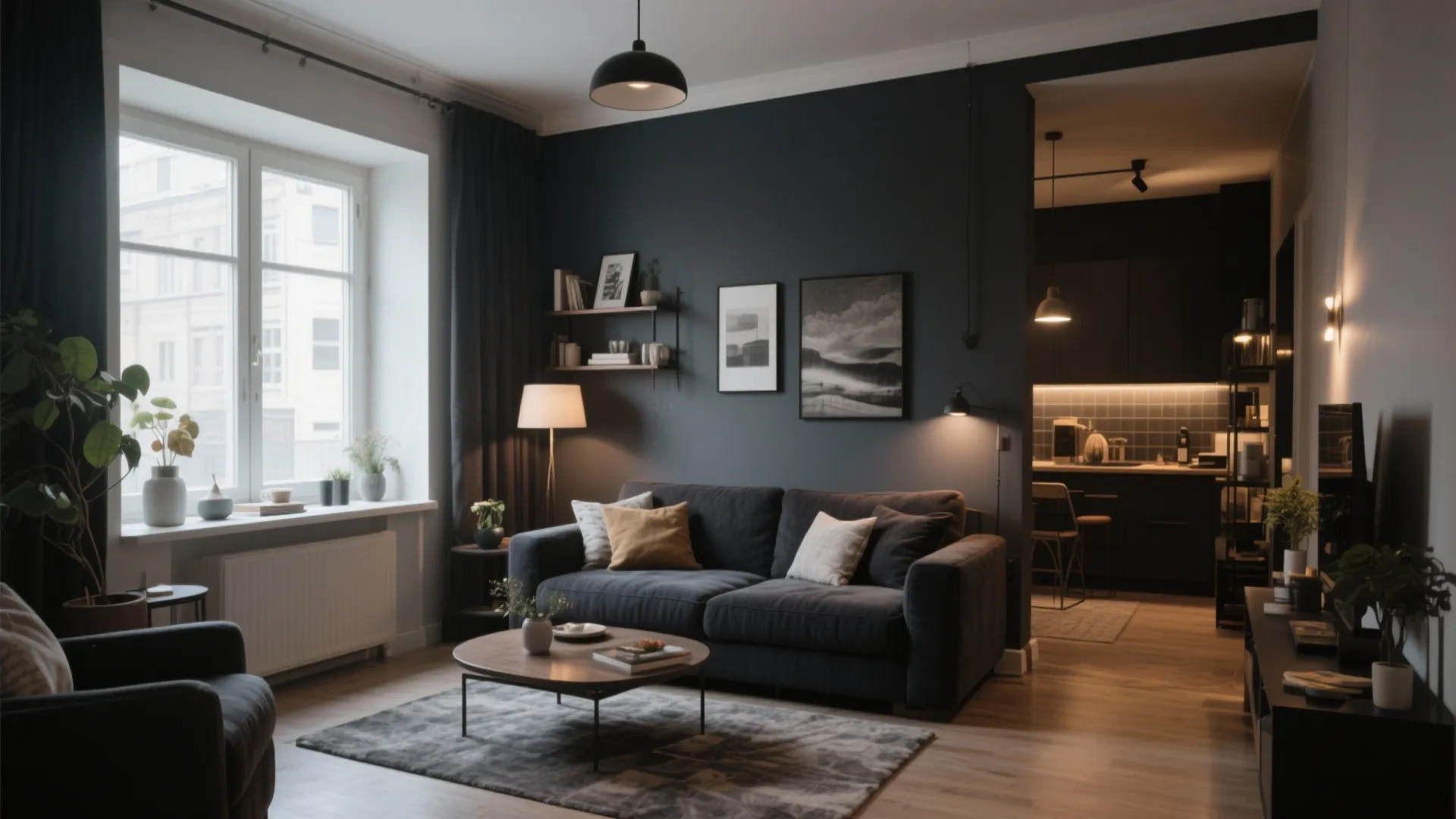 10 Dark Furniture Living Room Ideas