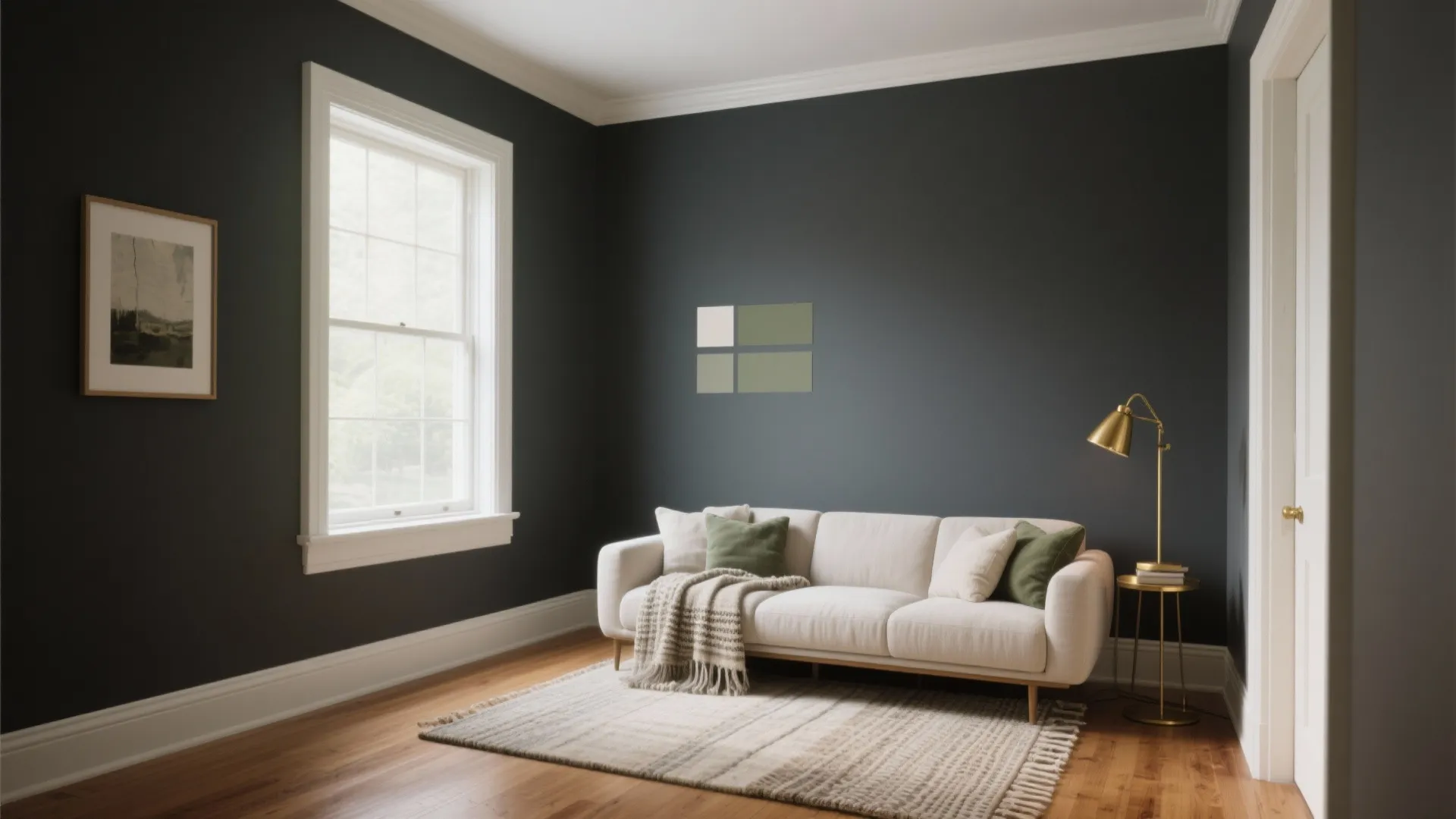 Dark Gray Paint Wall: 5 Inspiring Ideas: Practical, cozy and bold ways to use dark gray paint on walls in small spaces