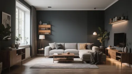 10 Dark Gray Living Room Ideas