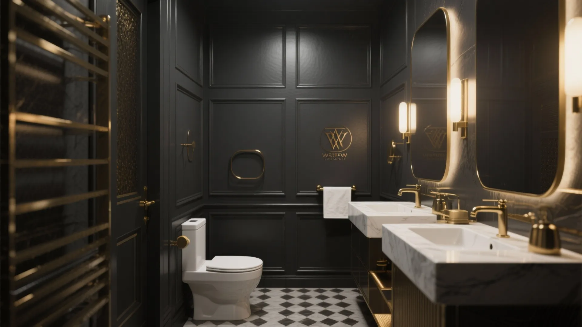 10. Dramatic Dark Gray Walls