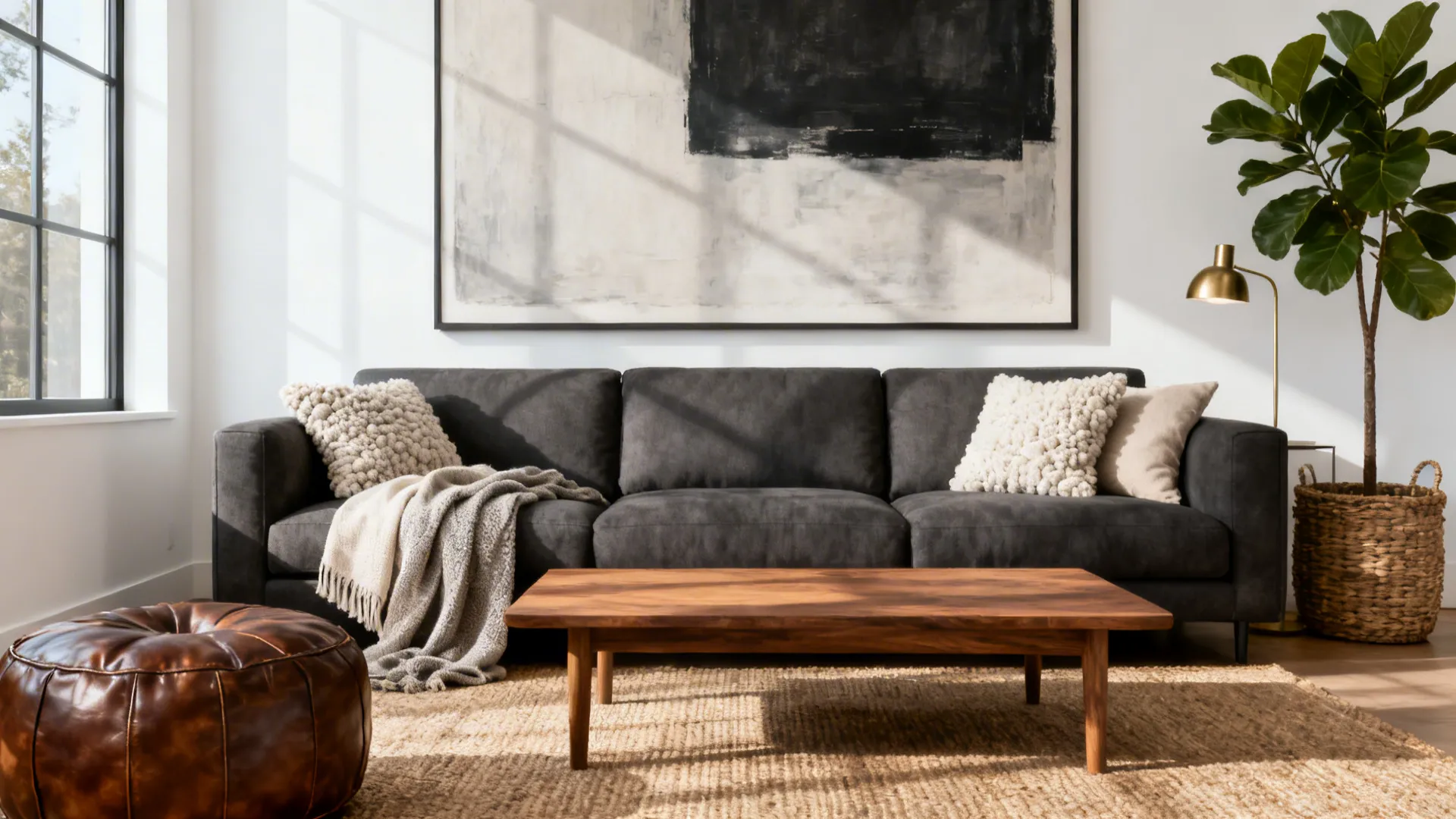 5 Dark Gray Sectional Living Room Ideas: Creative small-space and modern tips for styling a dark gray sectional