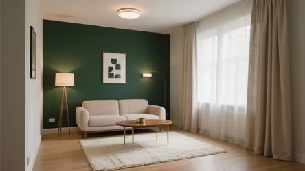 5 Dark Green Wall Paint Design Ideas that Elevate Small Spaces