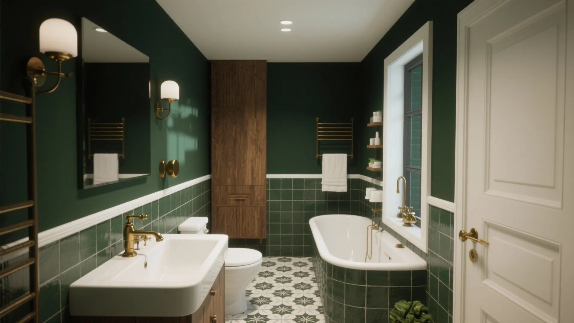 10 Dark Green Bathroom Ideas: Personal tips from my 10+ years designing compact yet stunning bathrooms