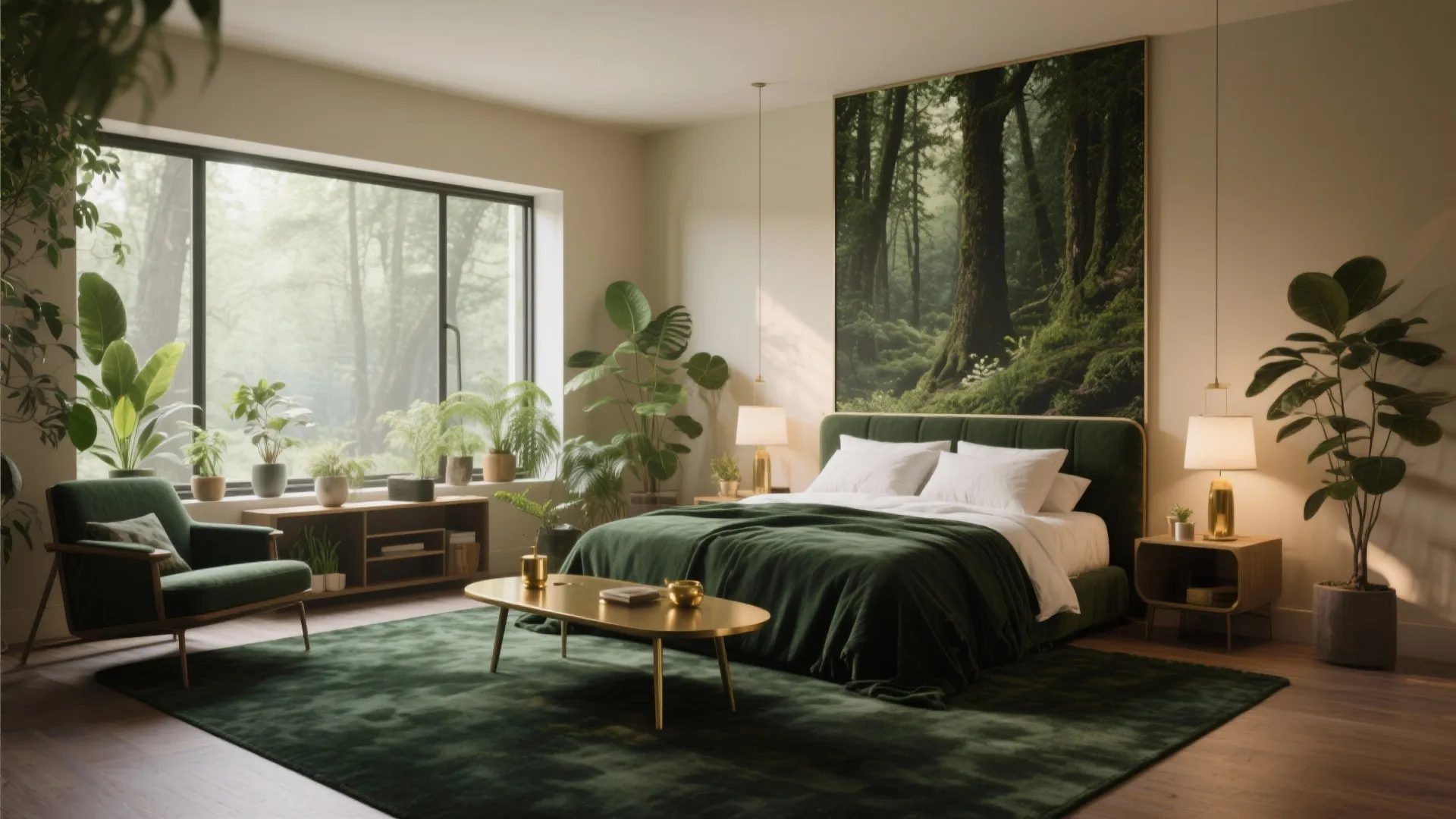 Dark Green Carpet Bedroom Ideas: Transform Your Bedroom with Dark Green Carpets