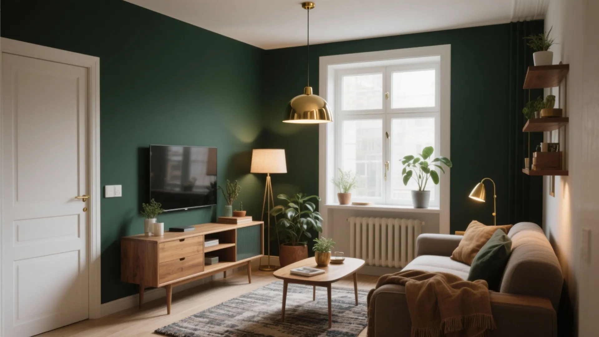 Dark Green Room Paint: 5 Inspiring Ideas: How to use dark green paint to make small rooms feel luxe, cozy, and surprisingly roomy — five practical ideas from a decade of tiny-kitchen battles