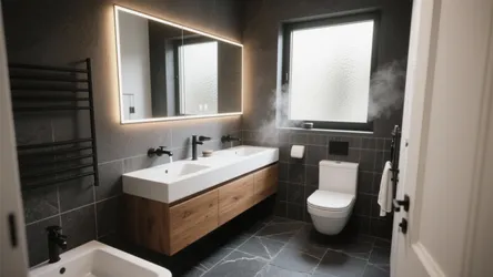 5 Dark Grey Bathroom Floor Ideas