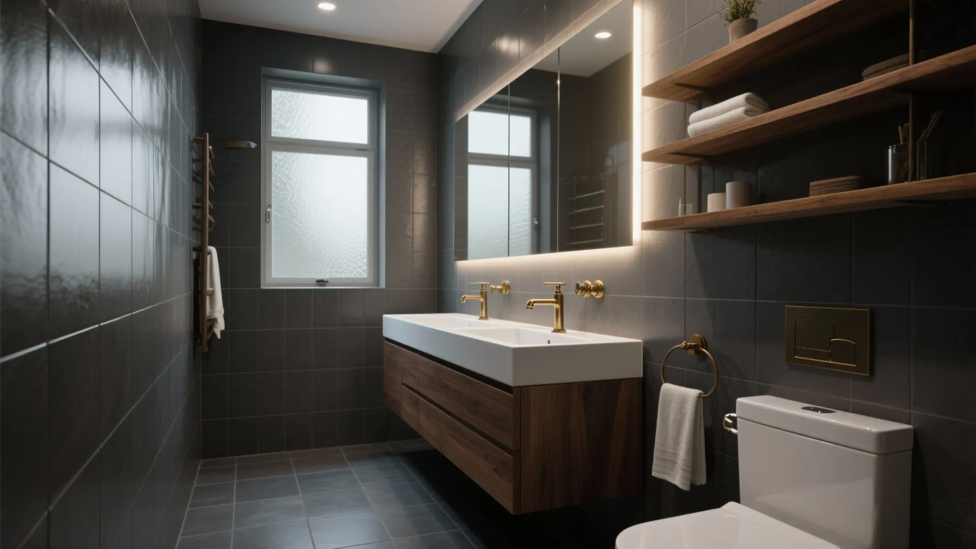 Dark Grey Tiled Bathrooms — 5 Bold Ideas: How to make small bathrooms feel luxe with dark grey tiles: five practical inspirations from a decade of renovations