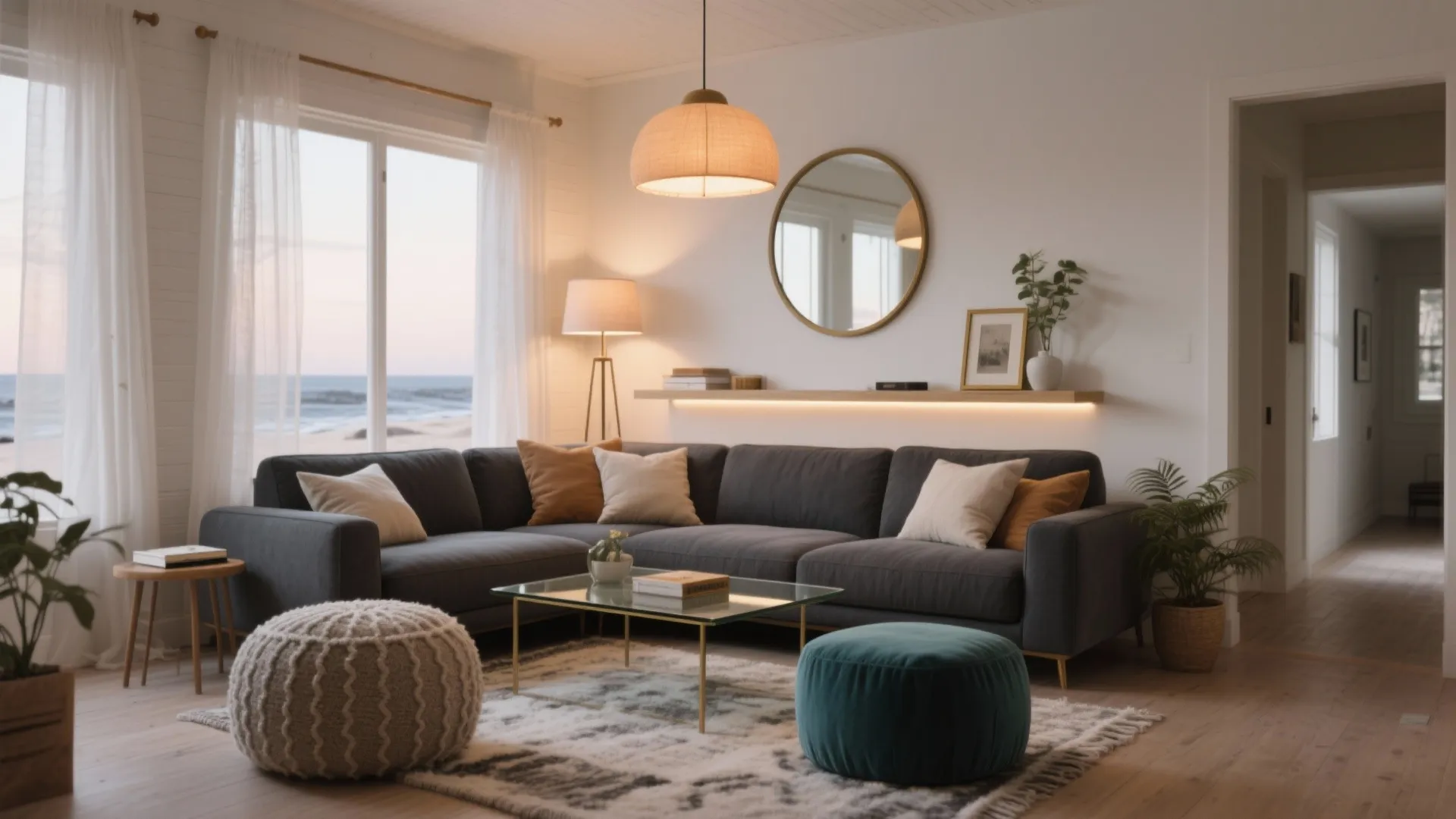 5 Smart Ideas for Dark Grey Sectional Living Rooms: Creative small-space tips and layout tricks to make a dark grey sectional feel warm, spacious, and stylish