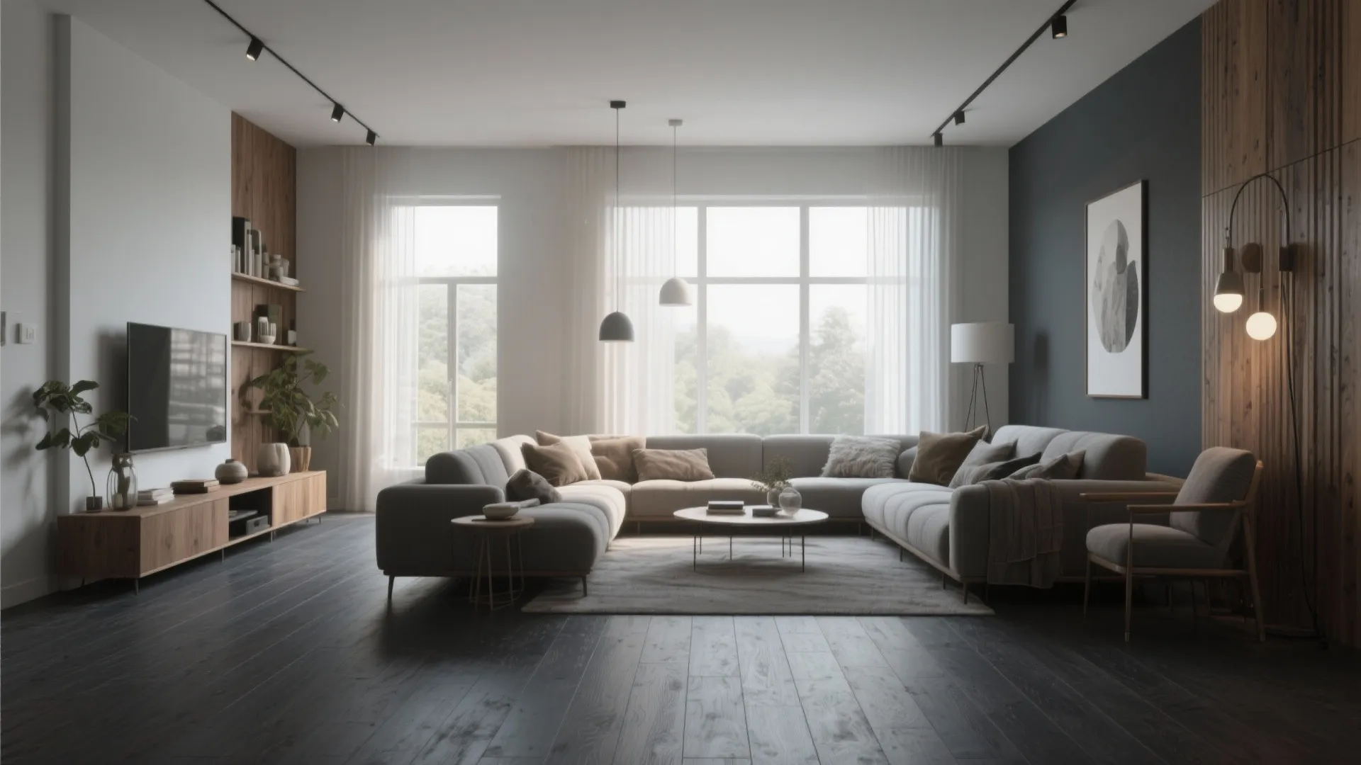 10 Dark Grey Flooring Ideas for Living Rooms: Smart & Stylish Living Room Inspiration with Dark Grey Floors