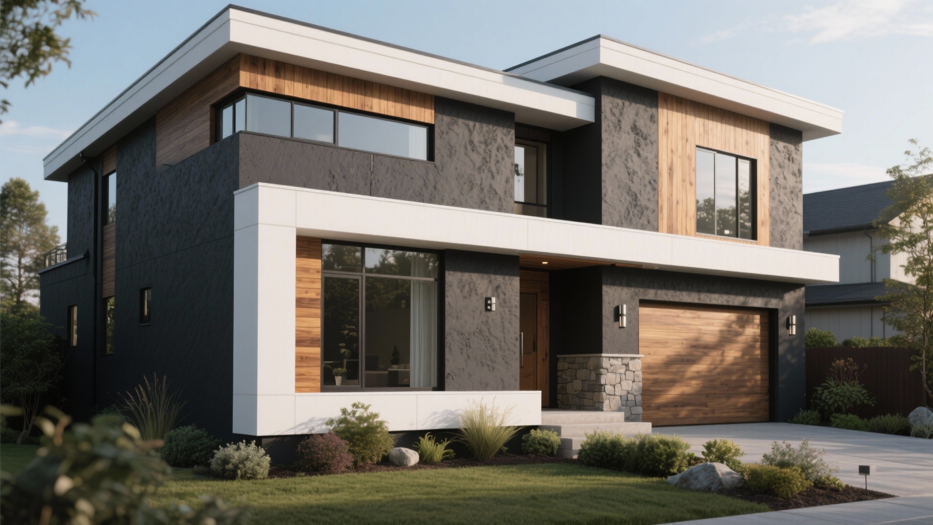 Dark Grey House Paint Interior