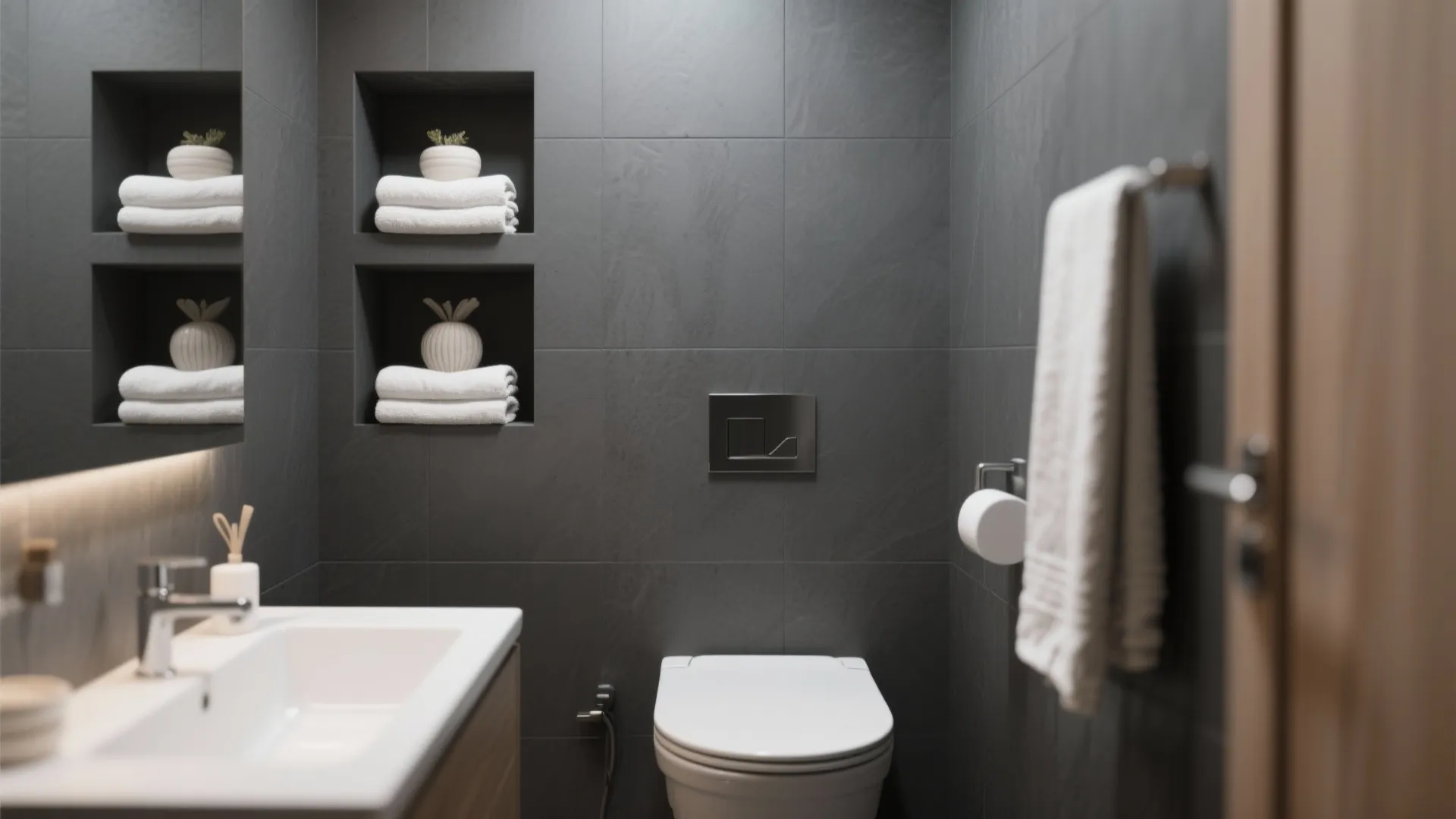 6. Built-in Niches for Storage