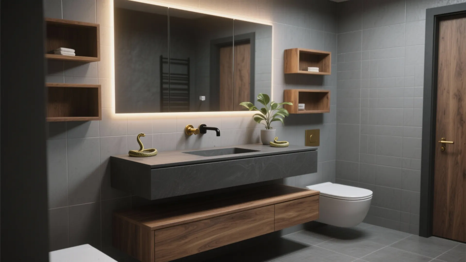 5 Dark Grey Vanity Ideas: Stylish small-bathroom solutions with dark grey vanities and smart layouts