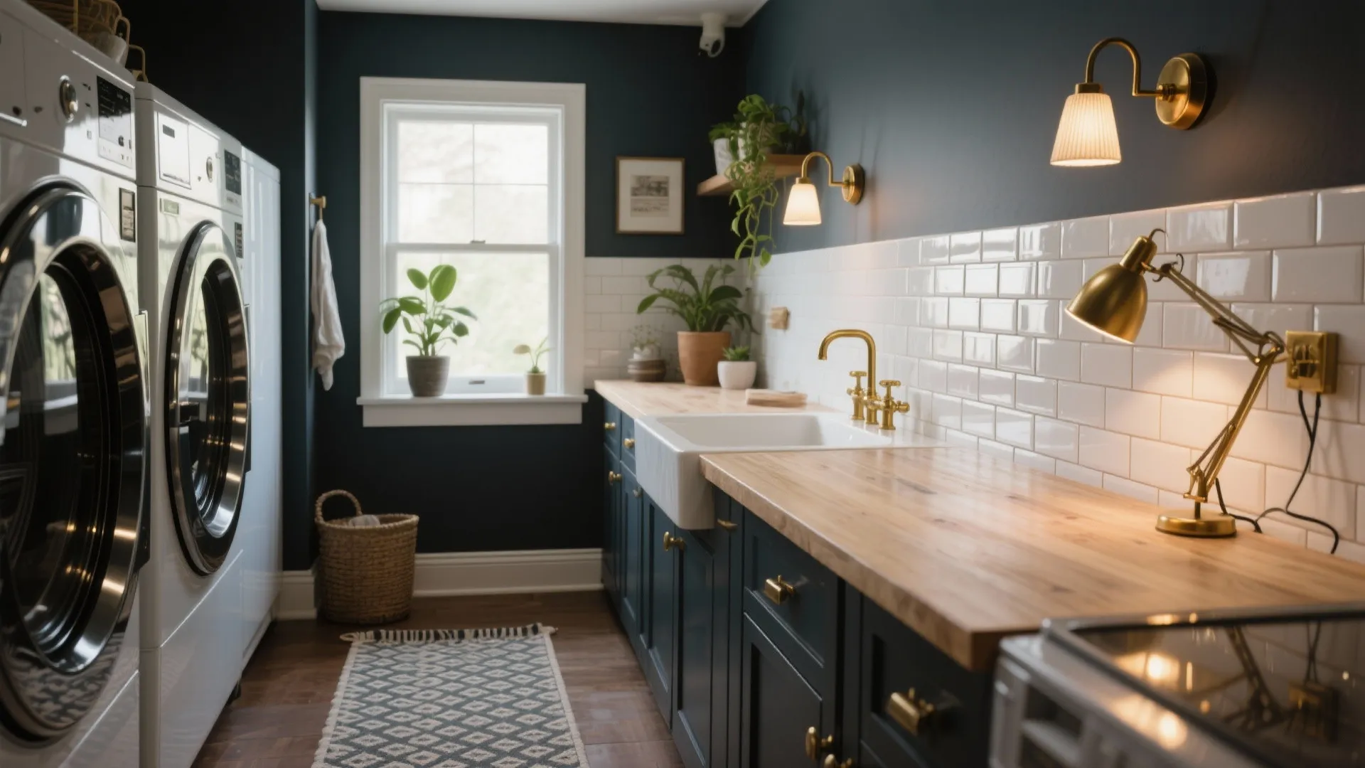 Dark Laundry Room Ideas: 5 Stylish Picks: Make a moody laundry feel intentional, not gloomy — five ideas I use with clients